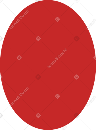 ellipse red Illustration in PNG, SVG