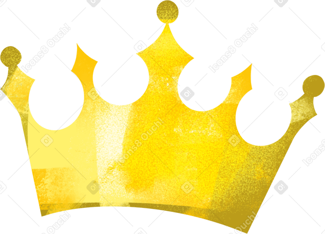 crown Illustration in PNG, SVG