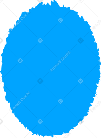 ellipse sky blue Illustration in PNG, SVG