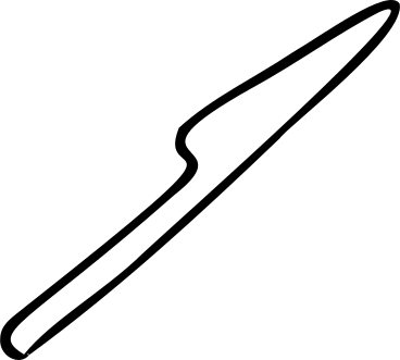 Small knife PNG, SVG