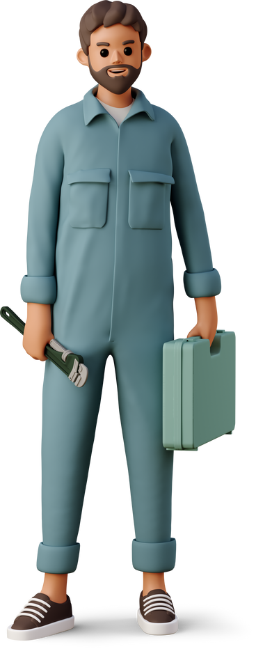 serviceman with beard PNG, SVG