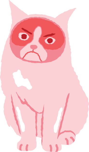 Grumpy cat PNG, SVG