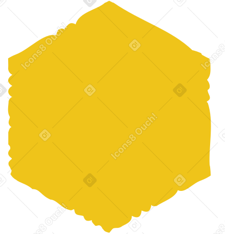 yellow hexagon  PNG, SVG