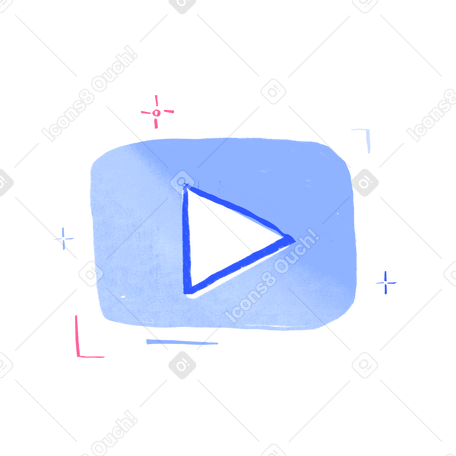 Play button PNG, SVG