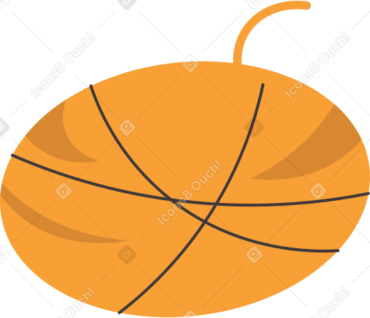 orange round tangle Illustration in PNG, SVG