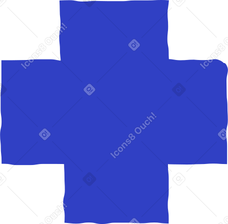 cross blue Illustration in PNG, SVG