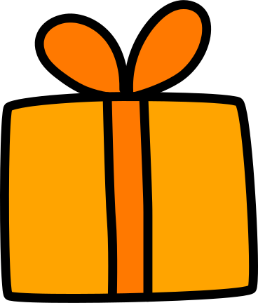 Gift with bow PNG, SVG