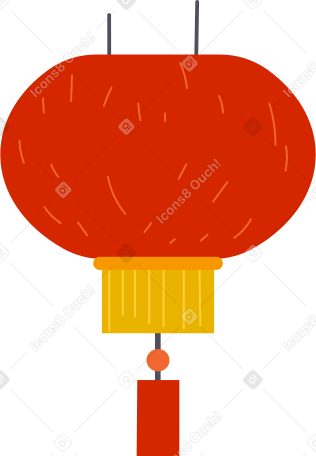 new year's lantern Illustration in PNG, SVG