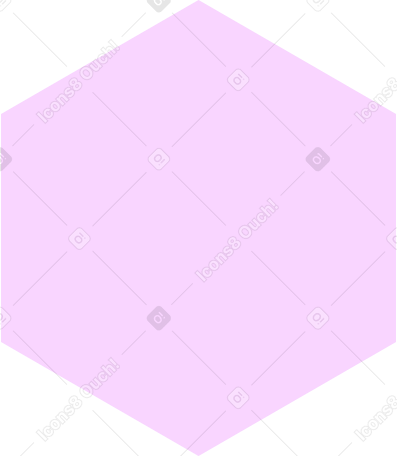 pink hexagon Illustration in PNG, SVG