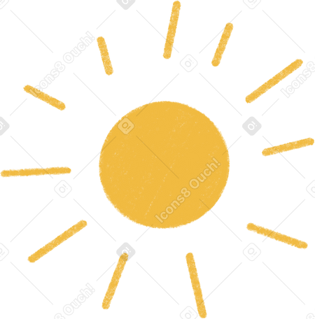 yellow sun Illustration in PNG, SVG