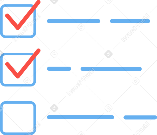 checkliste PNG, SVG