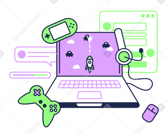 Sviluppo di videogiochi sul computer PNG, SVG