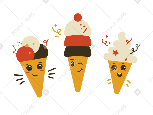 Ice cream PNG, SVG