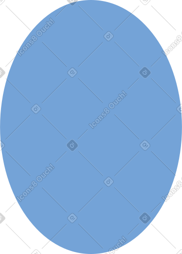 Blue ellipse PNG, SVG