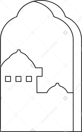 indian window PNG, SVG