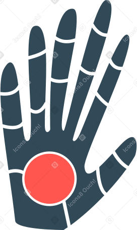 human hand Illustration in PNG, SVG