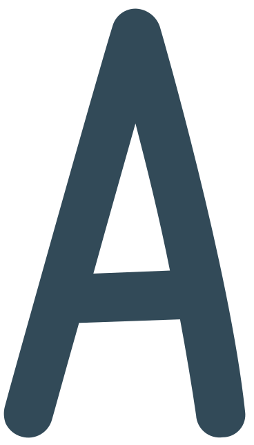 Lettera a PNG, SVG