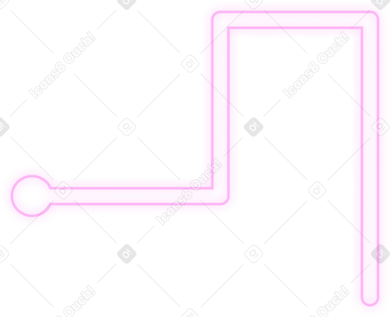 Línea de neón PNG, SVG