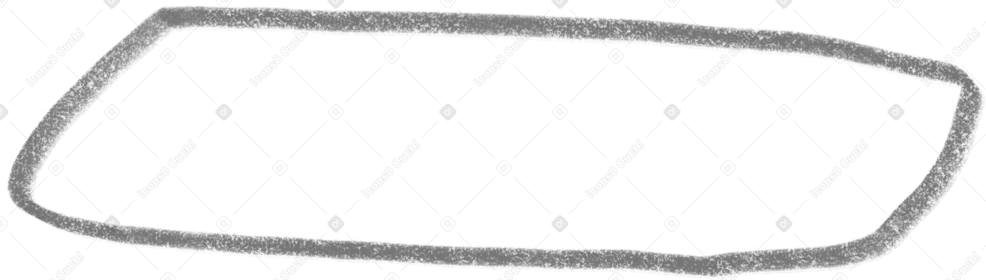 Pequeño rectángulo irregular gris PNG, SVG