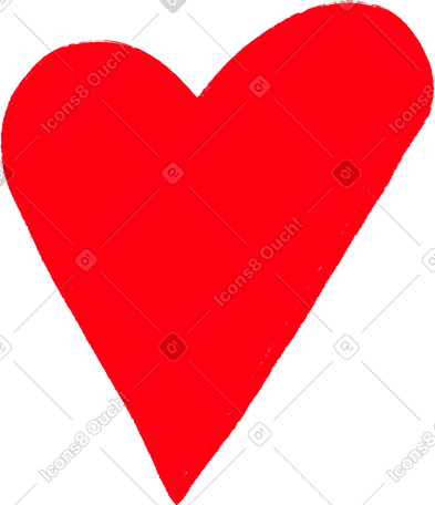 red heart PNG, SVG