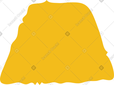 Yellow trapezoid PNG, SVG