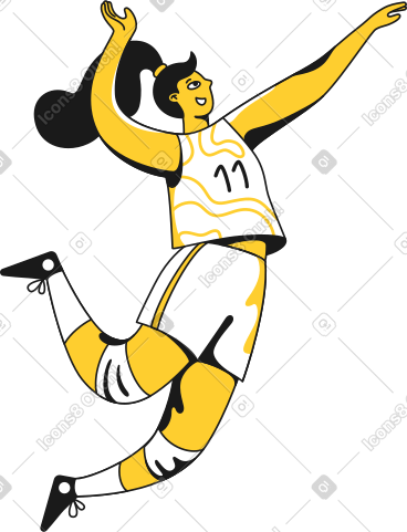 Volleyball player PNG, SVG