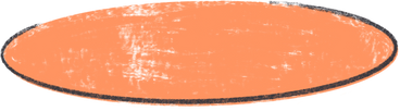 Orangefarbene ellipse PNG, SVG