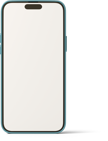 front view of white phone screen PNG, SVG