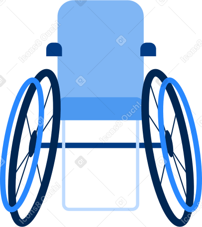바퀴 달린 의자 PNG, SVG