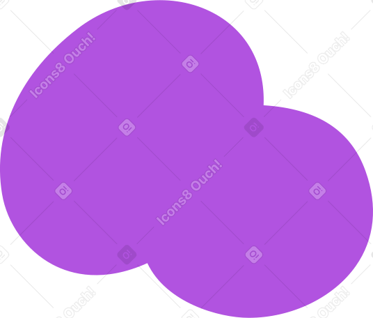 темно-фиолетовая капля в PNG, SVG