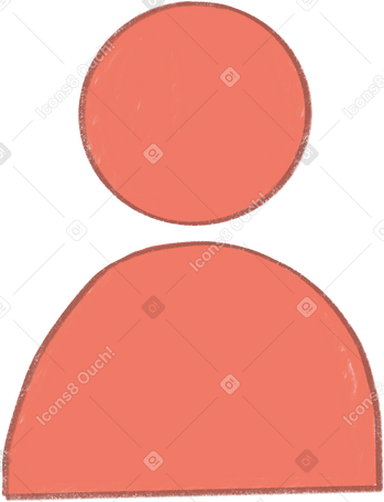 pink user icon Illustration in PNG, SVG
