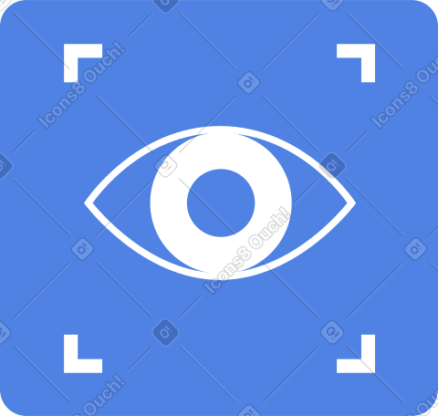 eye in a frame PNG, SVG