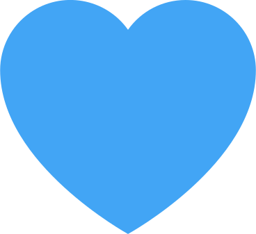 Corazon azul PNG, SVG
