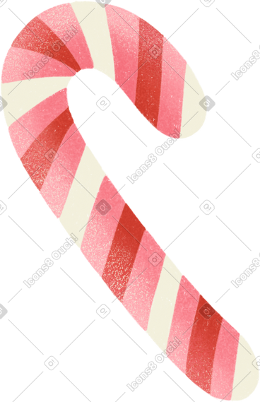 Christmas candy cane PNG, SVG