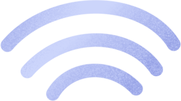 blue wi-fi sign PNG, SVG