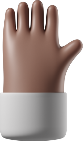 raised hand Illustration in PNG, SVG