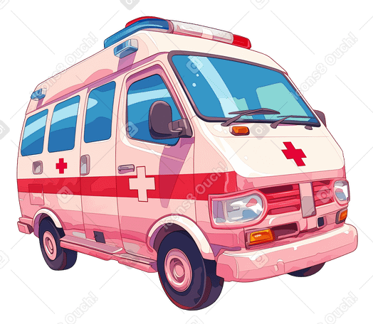 Машина скорой помощи в PNG, SVG