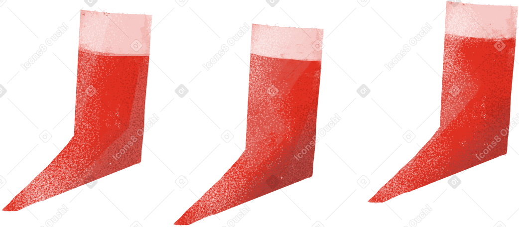 クリスマス靴下 PNG、SVG