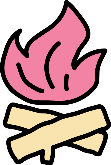 Icono de fogata PNG, SVG