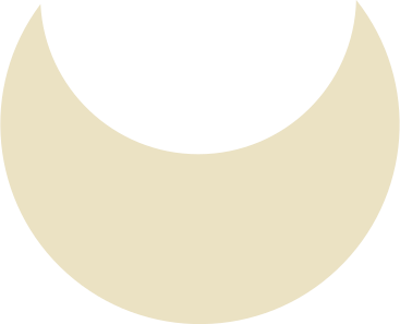 Beige crescent PNG, SVG
