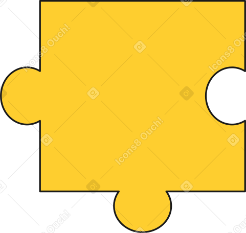 yellow puzzle Illustration in PNG, SVG