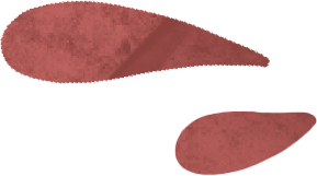 two brown drops of clay PNG, SVG