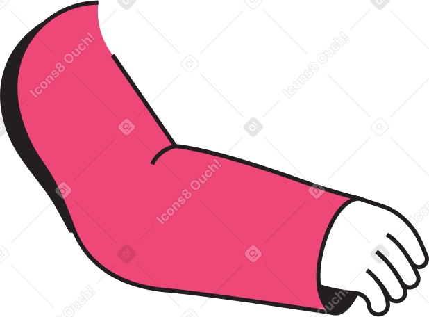흔들의자에 앉아 있는 소녀의 팔 PNG, SVG