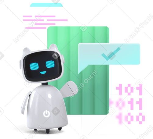 Chatbot helping solve users' problems  PNG, SVG