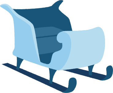 sleigh PNG, SVG