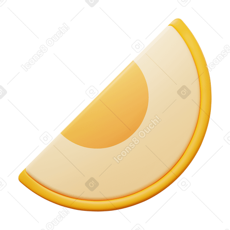 3D melon PNG, SVG
