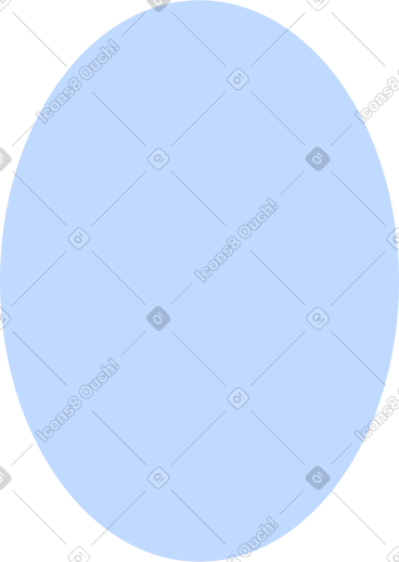 Blue ellipse PNG, SVG