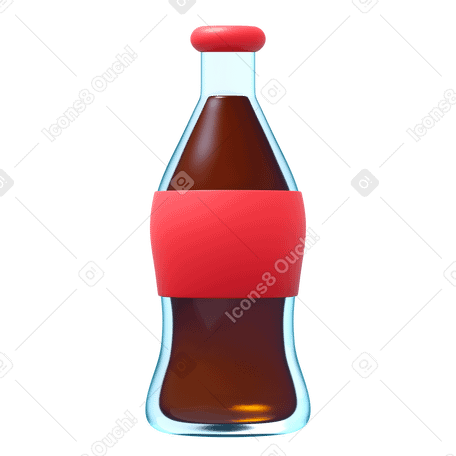 3D cola PNG, SVG