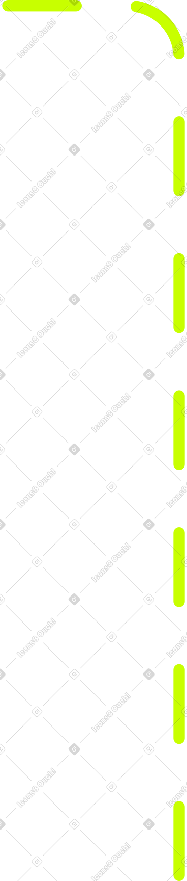 Green wire dotted PNG, SVG