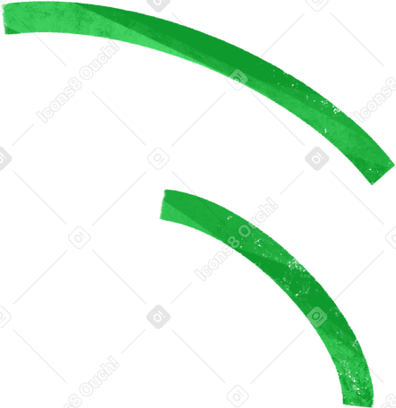 two green line PNG、SVG